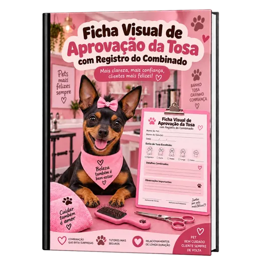 Bônus 4 — Ficha Visual de Aprovação da Tosa com Registro do Combinado